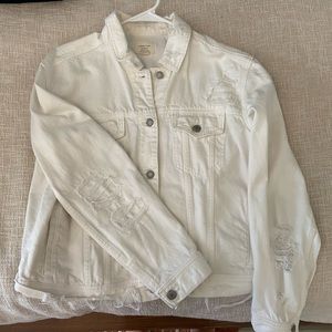 American Eagle Distressed Jean Jacket
